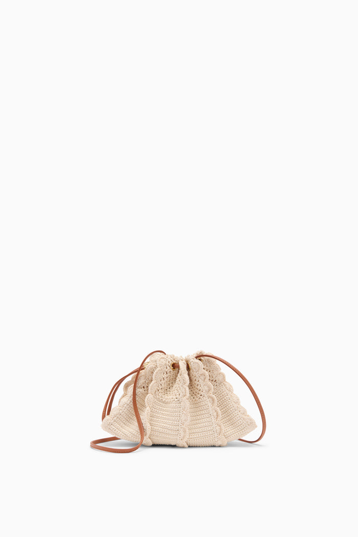 Adria Small Crochet Crossbody - Cowrie