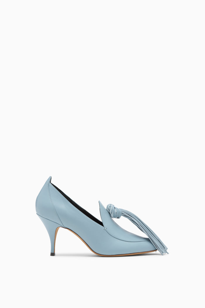 Agata Tassel Pump - Arctic