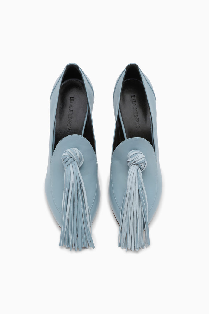 Agata Tassel Pump - Arctic