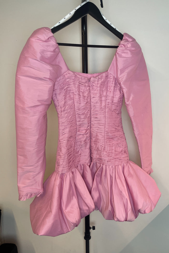 Aje Bijou Ruffled Pleated Taffeta Mini Dress image 3