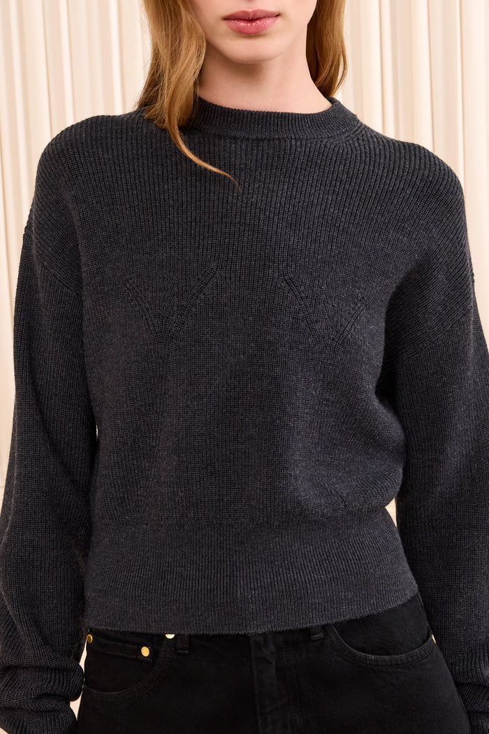 Alden Knit Pullover - Charcoal