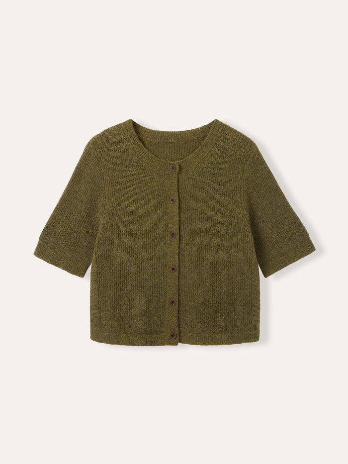Alpaca Blend Short Sleeve Top