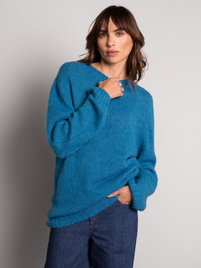 Alpaca Cotton Slouch Jumper