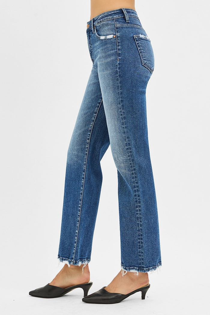 Ankle Straight Jeans |Edge