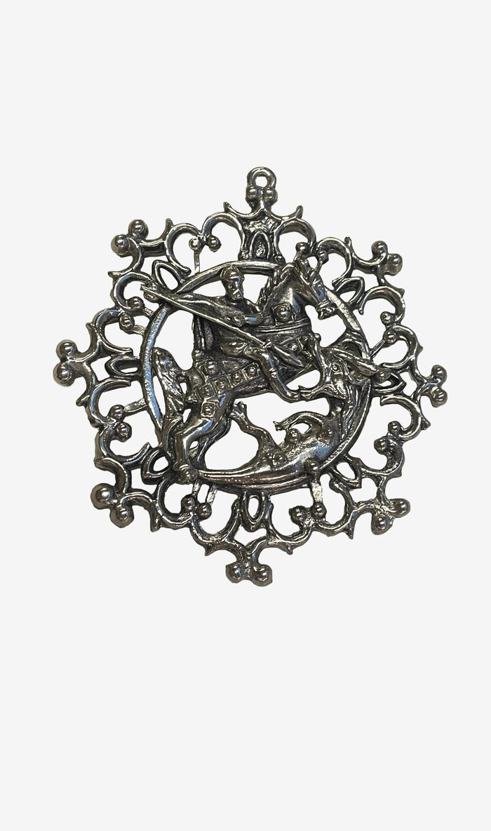 Antique St George & The Dragon Pendant image 0