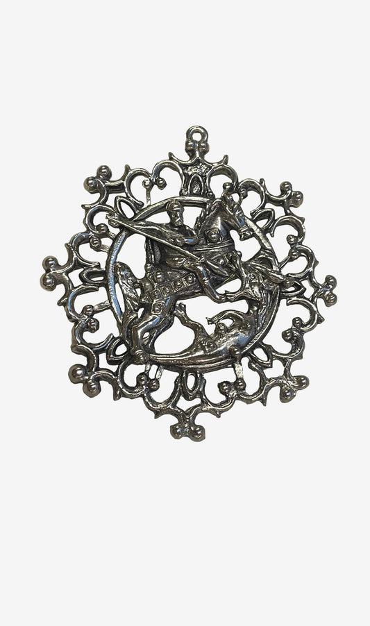 Antique St George & The Dragon Pendant image 0