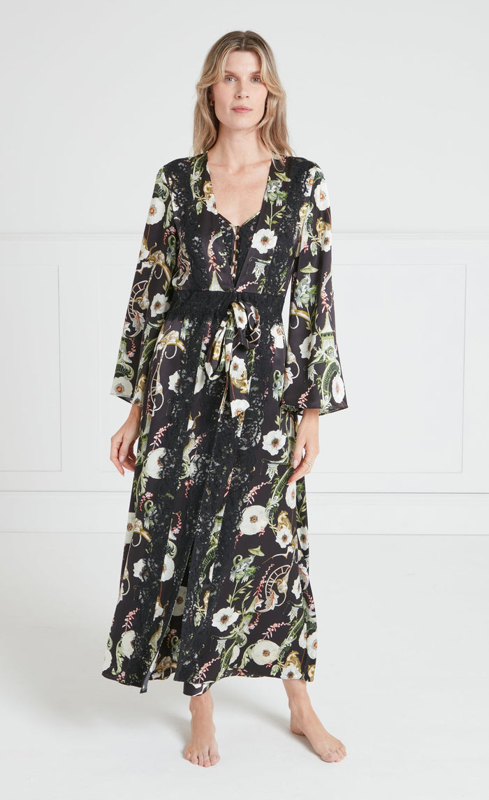 Aphrodite Robe - Black & Dark Euphoria