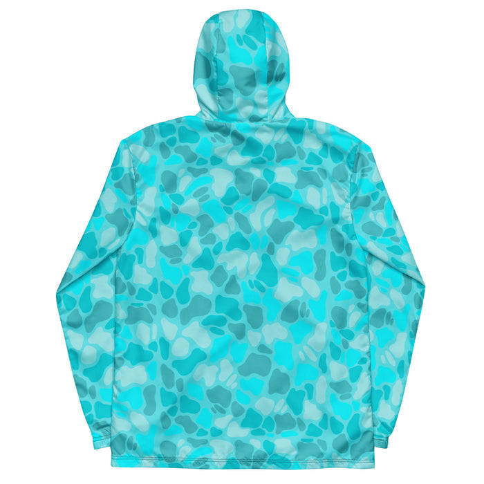 Aqua Windbreaker by Roc Sol, original art pattern jacket