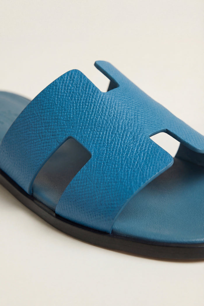 Arezzo Leather Sandal Ocean Blue