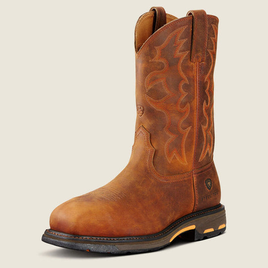 ARIAT WorkHog Wide Square Toe Steel Toe Work Boot
