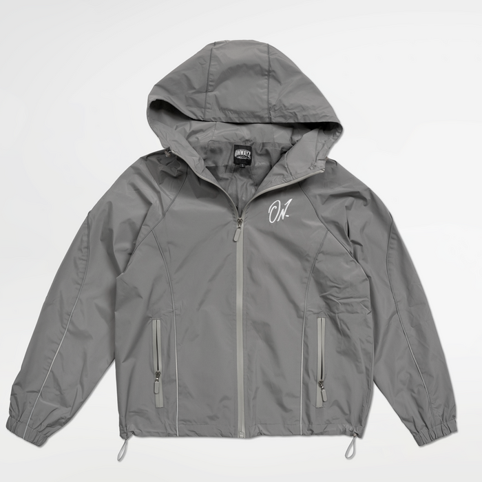 Arrow Windbreaker Jacket - Grey
