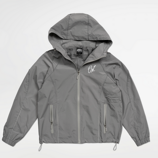 Arrow Windbreaker Jacket - Grey