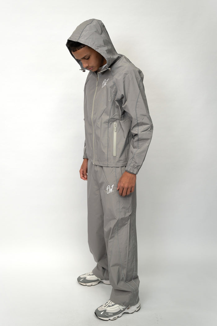 Arrow Windbreaker Jacket - Grey