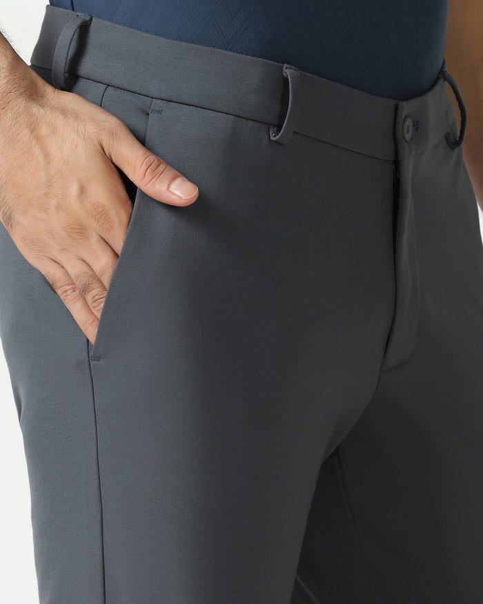 Ash Grey Techpro Solid Khakis - Ziea