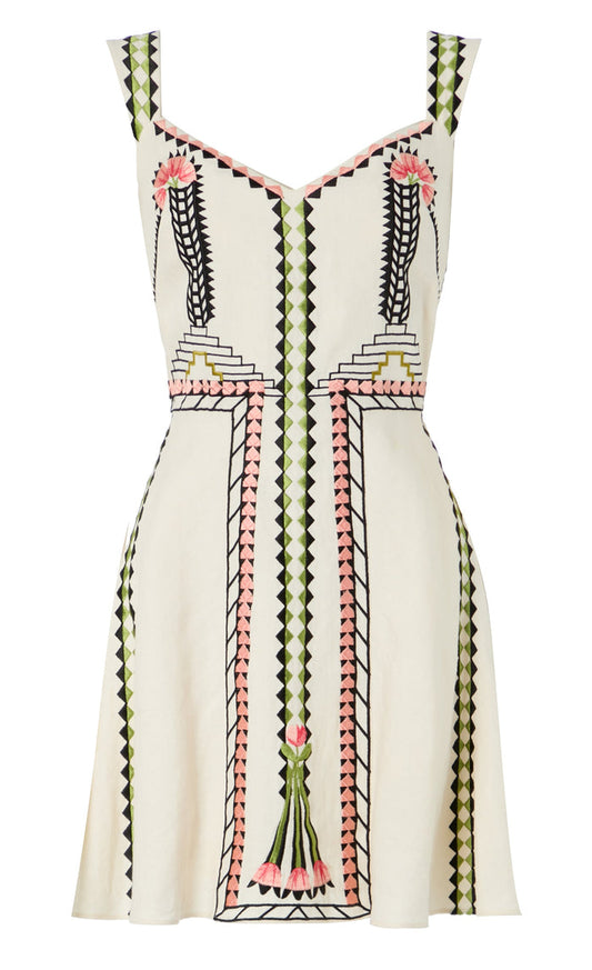 Avalon Mini Dress - Ivory