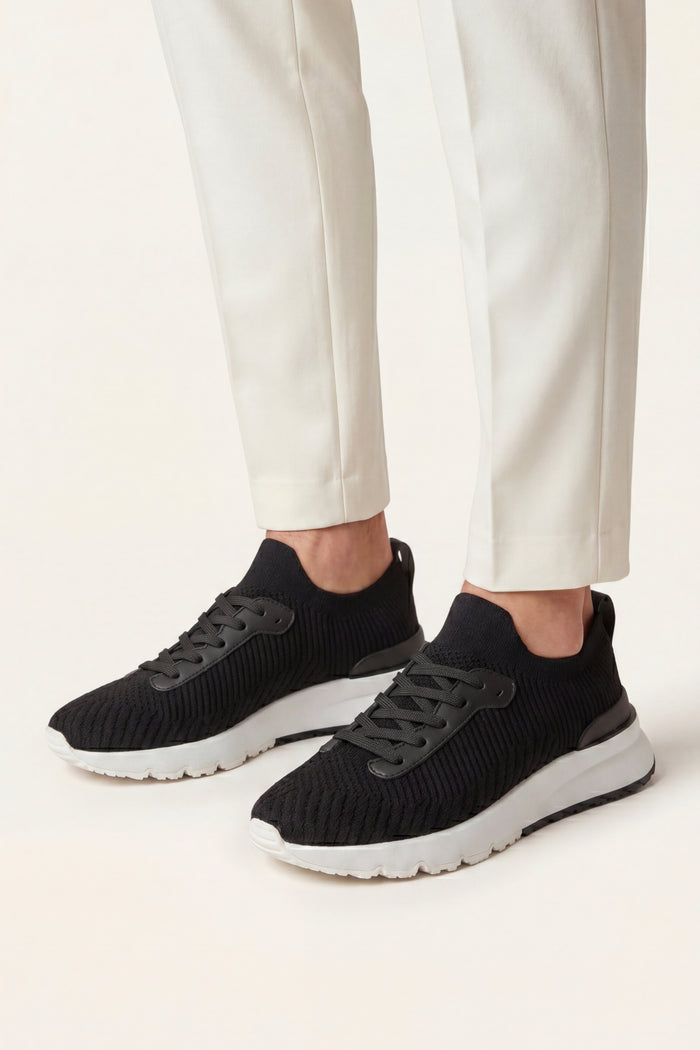 Avelino Mesh Runner Black