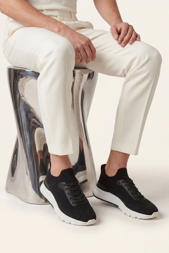 Avelino Mesh Runner Black