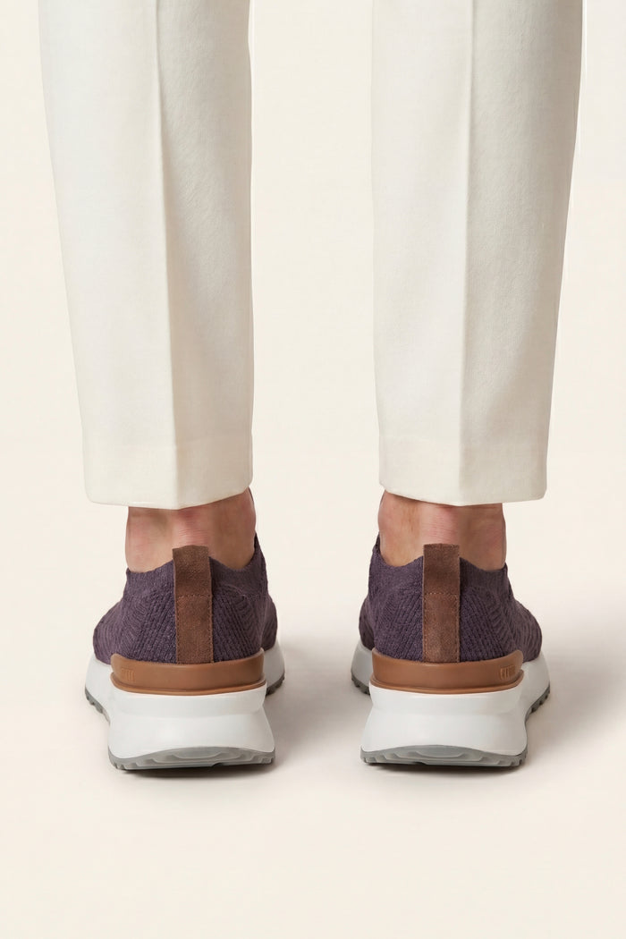 Avelino Mesh Runner Dark Purple