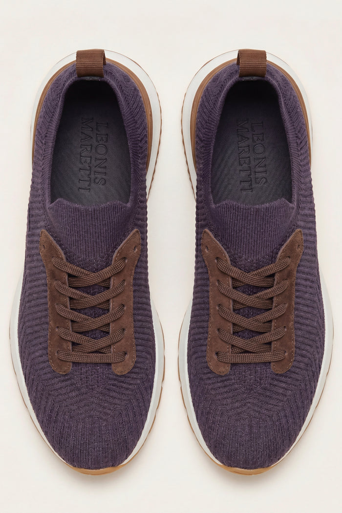 Avelino Mesh Runner Dark Purple