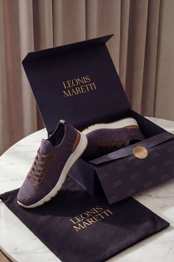 Avelino Mesh Runner Dark Purple