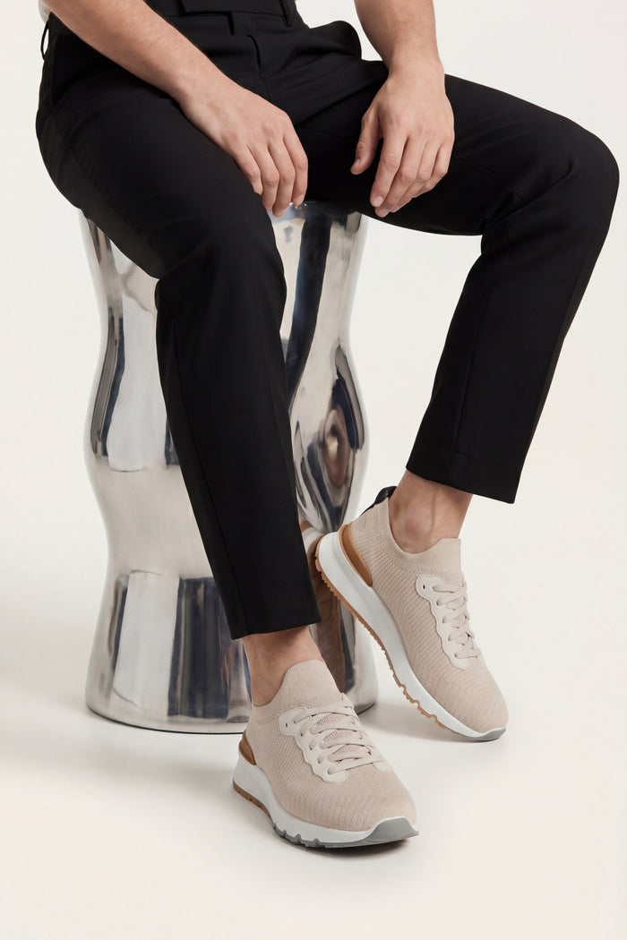 Avelino Mesh Runner Light Beige