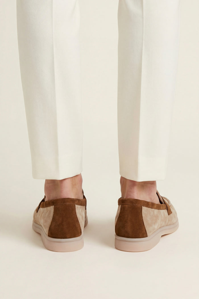 Avenza Buckle Loafer Beige