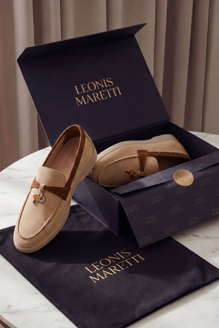 Avenza Buckle Loafer Beige