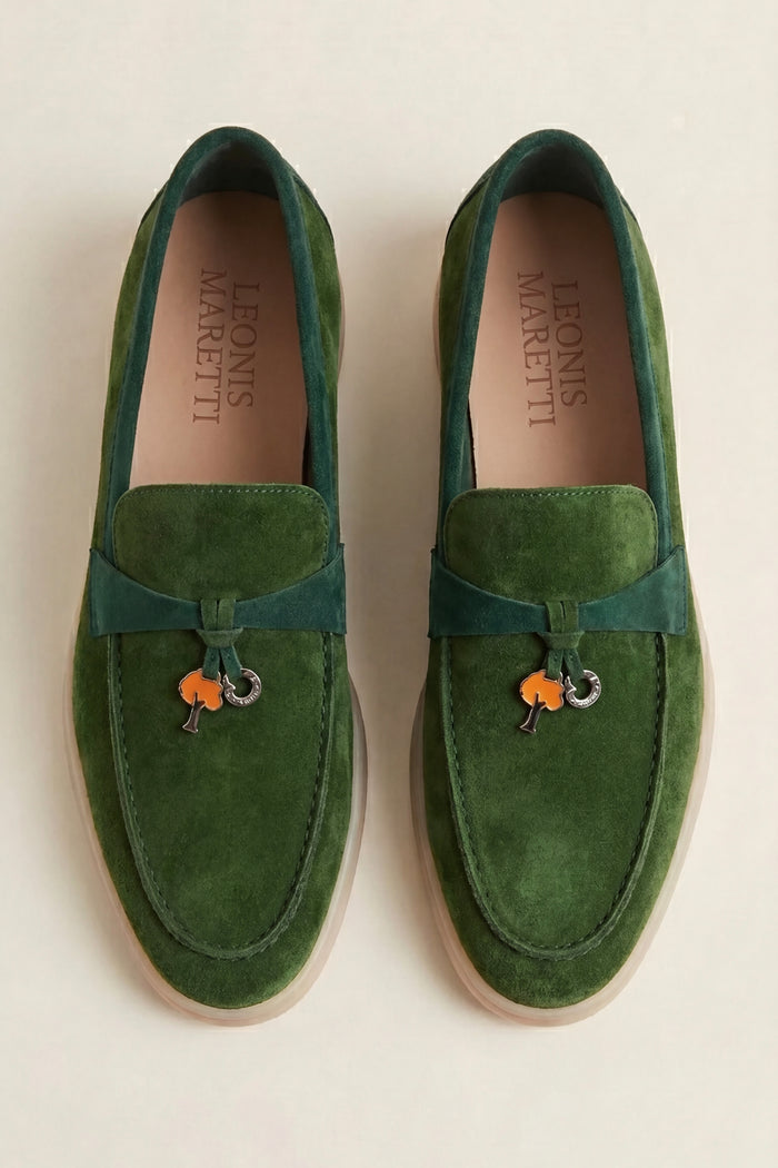Avenza Buckle Loafer Forest Green
