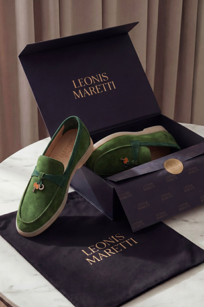 Avenza Buckle Loafer Forest Green
