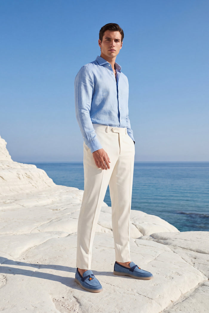 Avenza Buckle Loafer Ice Blue
