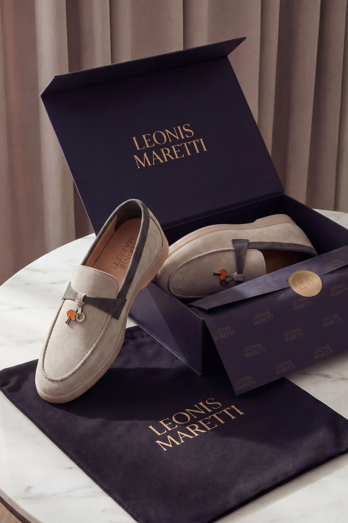 Avenza Buckle Loafer Light Grey