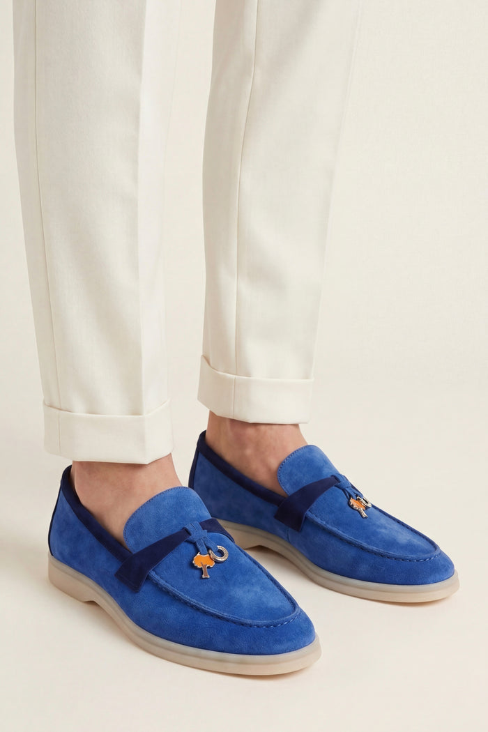 Avenza Buckle Loafer Royal Blue