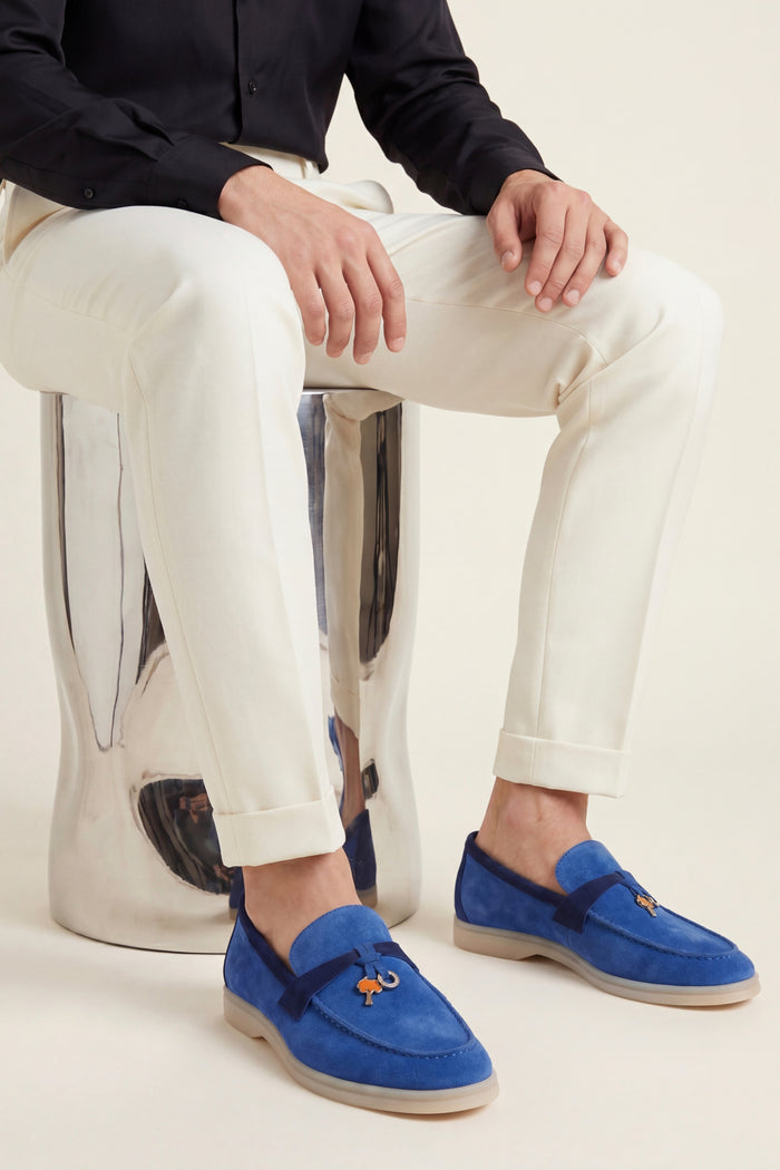 Avenza Buckle Loafer Royal Blue