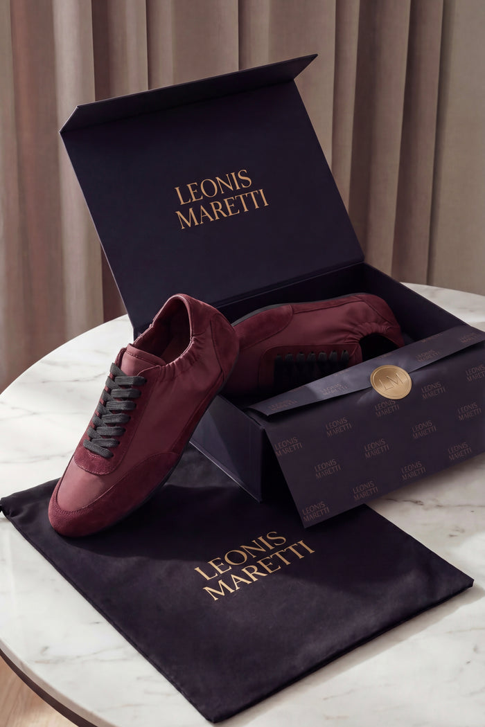 Averno Low Sneakers Burgundy