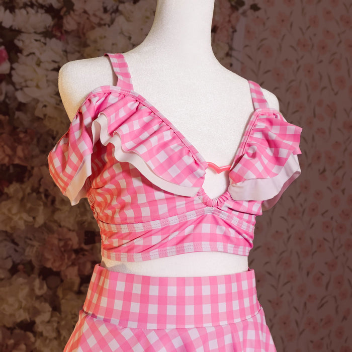 (B-GRADE) Shibuya's Pink Gingham Bikini Bottom B-GRADE - Mochipan