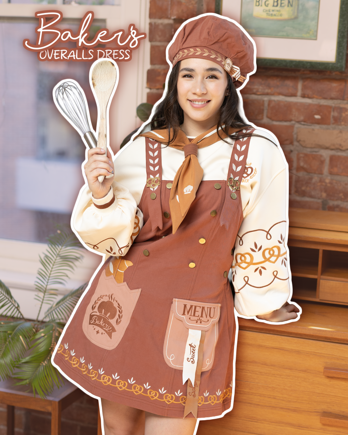 Baker's Overalls Dress (100% Cotton)
