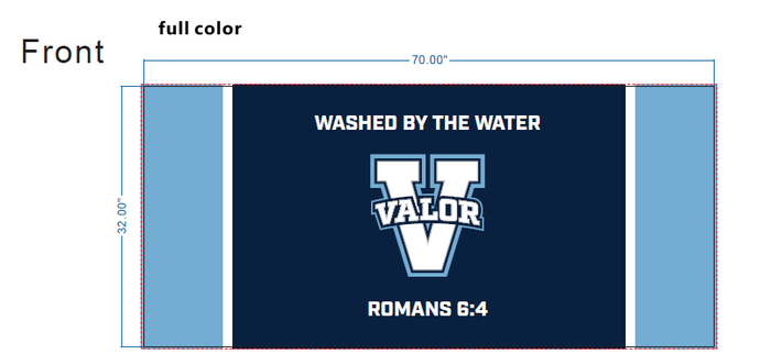 Baptism Beach Towel for Athletics