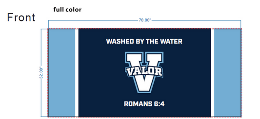 Baptism Beach Towel for Athletics