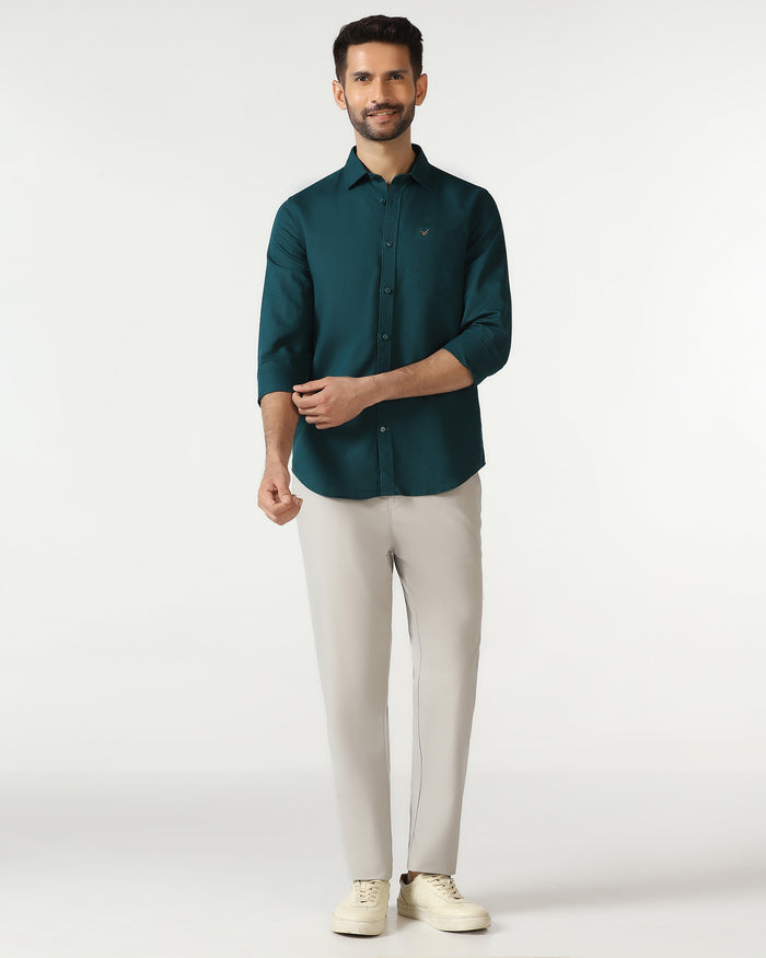 Beetle Linen Solid Shirt - Salmon