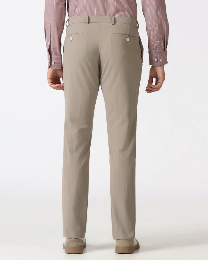 Beige Techpro Stripe Trouser - Brut