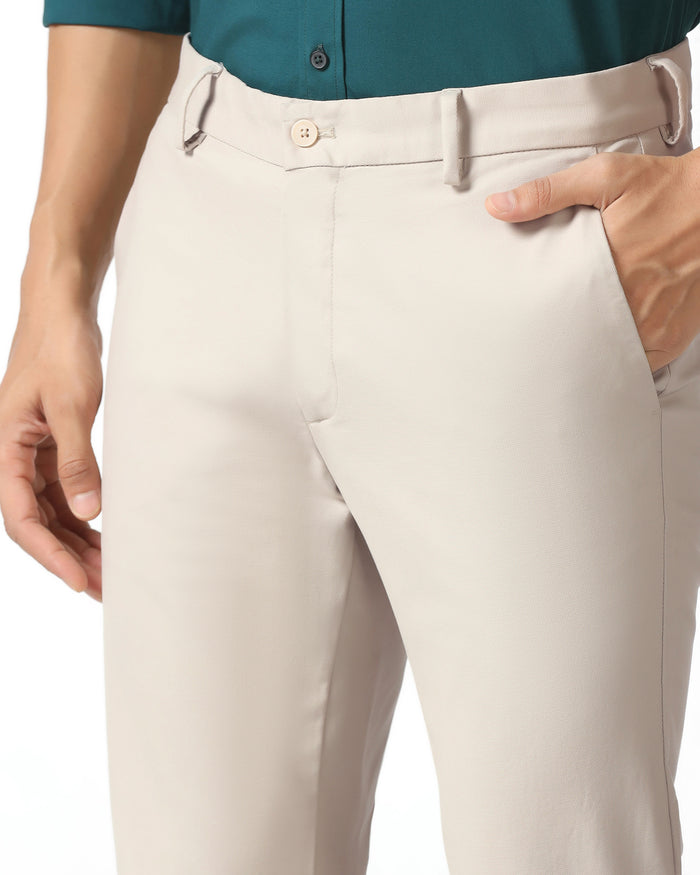 Beige Textured Khakis - Murray