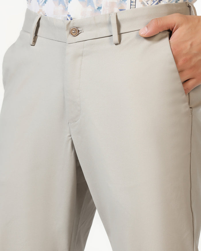 Beige Textured Khakis - Murray