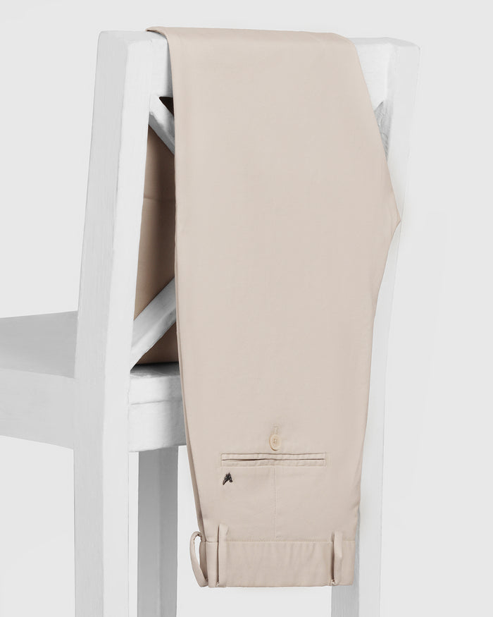 Beige Textured Khakis - Murray