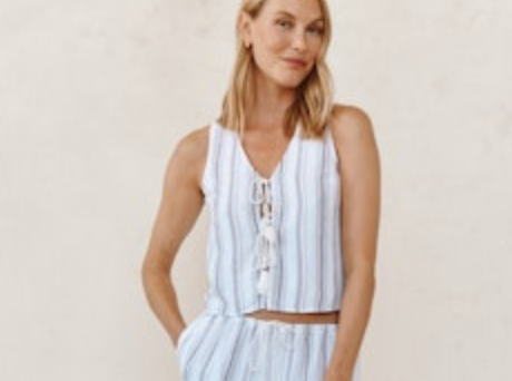 Bella Dahl Sleeveless Tire Front Top
