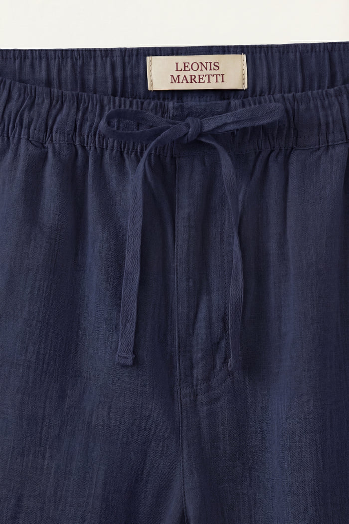 Bellagio Linen Set Long Sleeve Navy