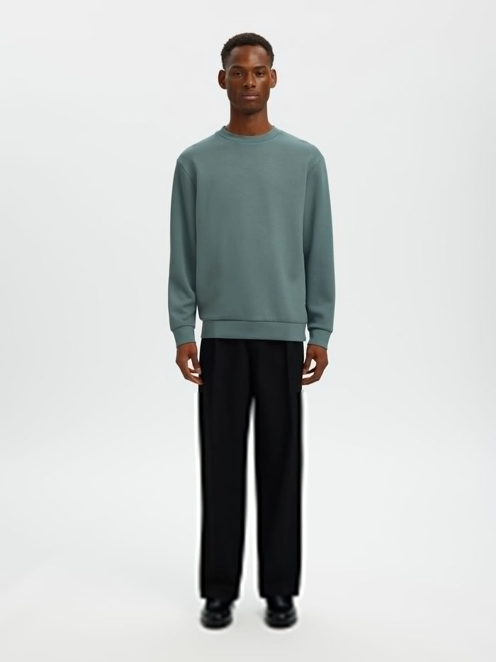 Black Loose Fit Flex Pants