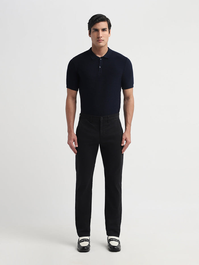 Black Slim Fit CHINO PANTS