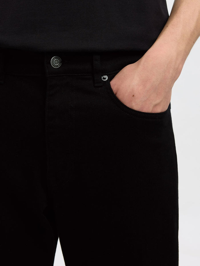 Black Straight Fit Jeans