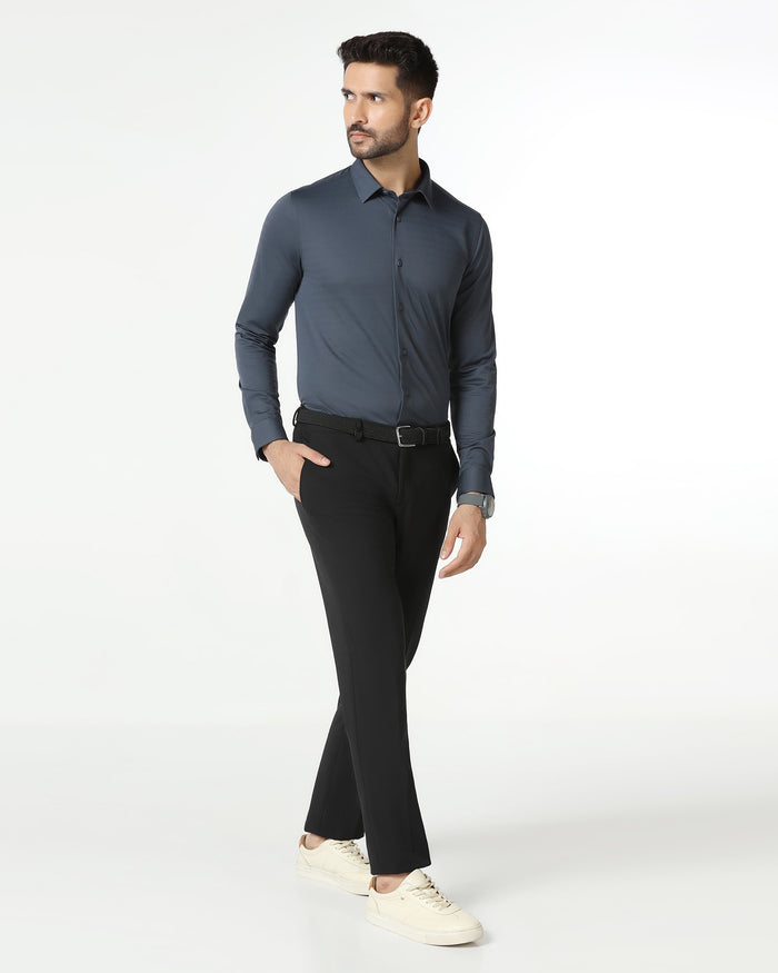 Black Techpro Solid Trouser - Dean
