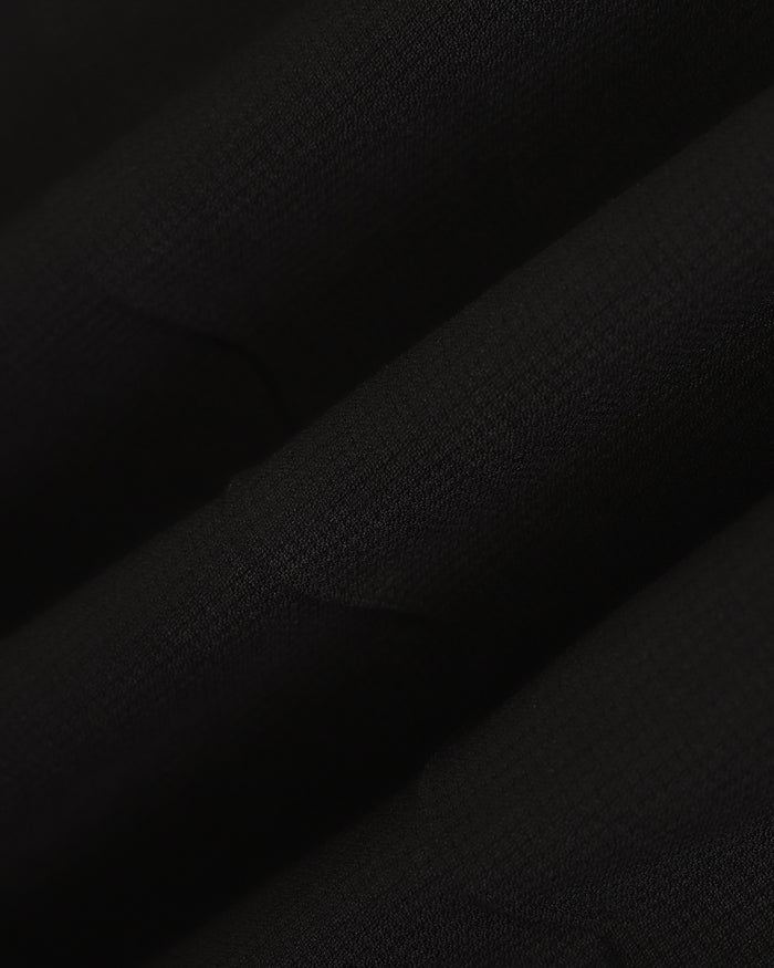 Black Textured Trouser - Black-269